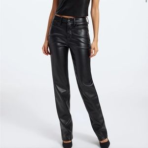 Good American~Good Icon Faux Leather pants